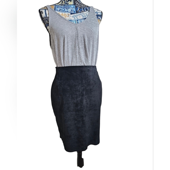 Carlo Ferranti 100% Black Leather Skirt Medium - Picture 2 of 11